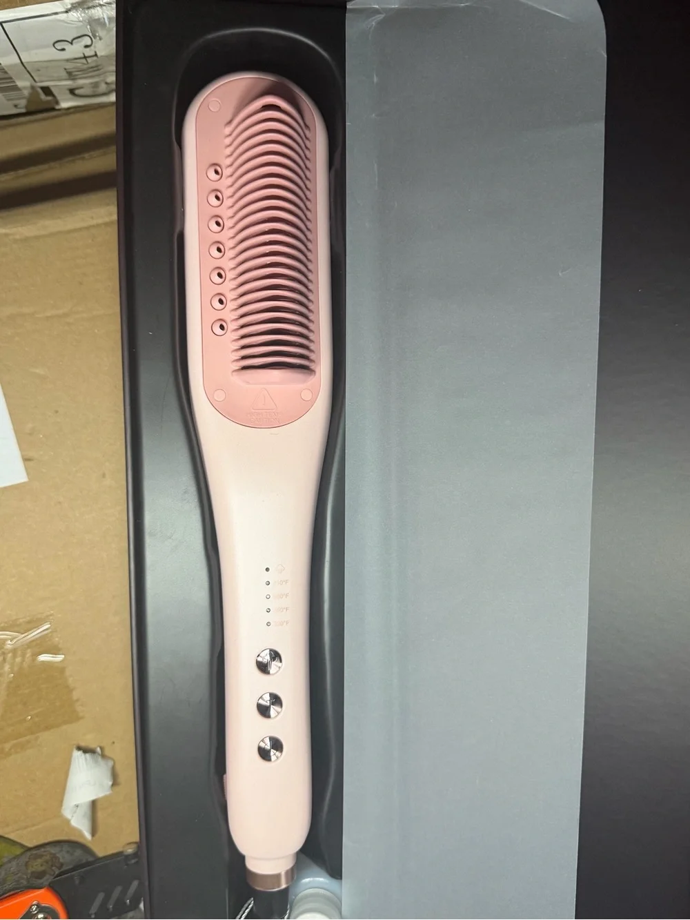 Wavytalk Steamline Pro Steam Straightener Brush - Black